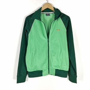Vintage 90s y2k Le Tigre duotone green track jacket Size Medium